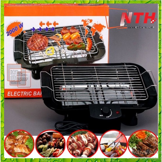 BẾP NƯỚNG ĐIỆN KHÔNG KHÓI-BARBERCUE GRILL ( loại lớn )