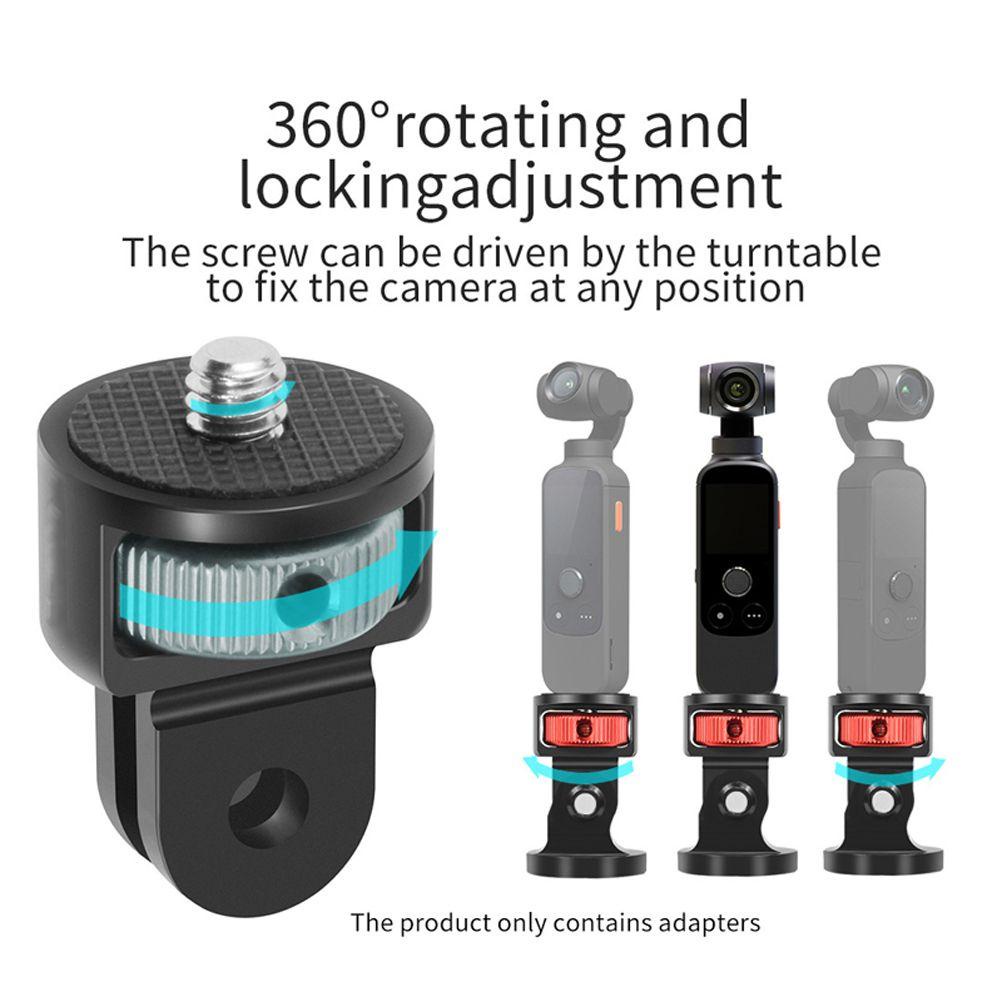 BTLIMER Ốc Vít 1 / 4 inch Bằng Hợp Kim Nhôm Chuyên Dụng Cho Gopro 10 9 Insta360 One X2 DJI Action 2