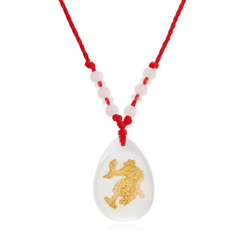 Vòng cổ Unisex Mặt Hình 12 Cung Hoàng Đạo Phát Triển Trong Bóng Tối