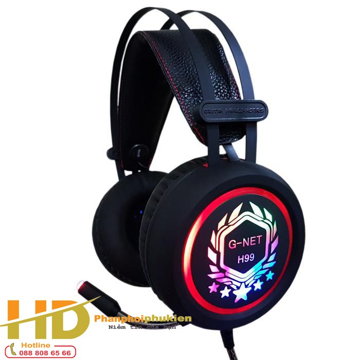 XẢ SỐC Tai nghe Gnet H99 âm 7.1 cổng USB