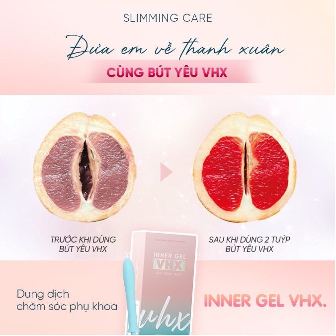 VHX Bút yêu Inner Gel VHX slimming care, đũa thần tình yêu Vĩnh Hồng Xuân-mini pax