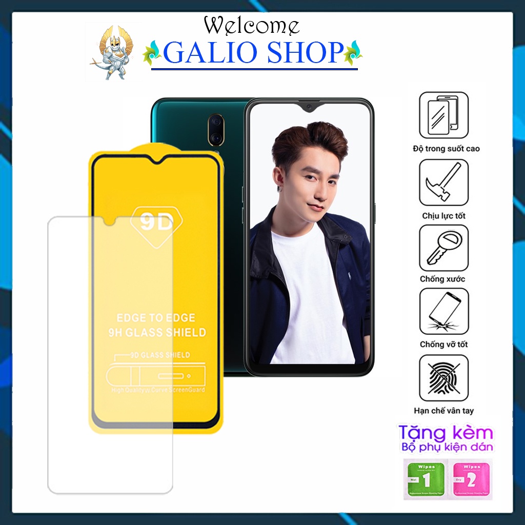 Kính Cường Lực Oppo F11 Full Màn Trong Suốt 9D 21H Cảm ứng siêu mượt Tặng Kèm Khăn Lau 1-2 chống rơi vỡ màn hình