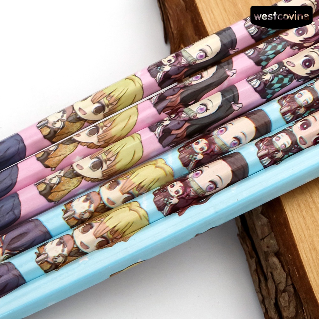 [Hot]✍Bộ 50 Bút Chì Hình Slayer Dễ Thương Cho Trường Học