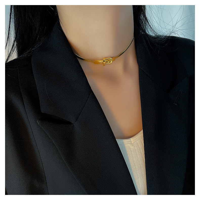 Mới Vòng cổ Mạ Vàng 18k Sang Trọng Thời Trang Cho Nữ
