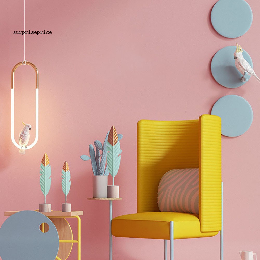 Lông vũ kết hợp đế gỗ lim phụ kiện trang trí nội thất