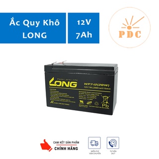 Ắc Quy LONG 12V-7AH, WP7-12 28W PDC-Tech - Hàng Chính Hãng