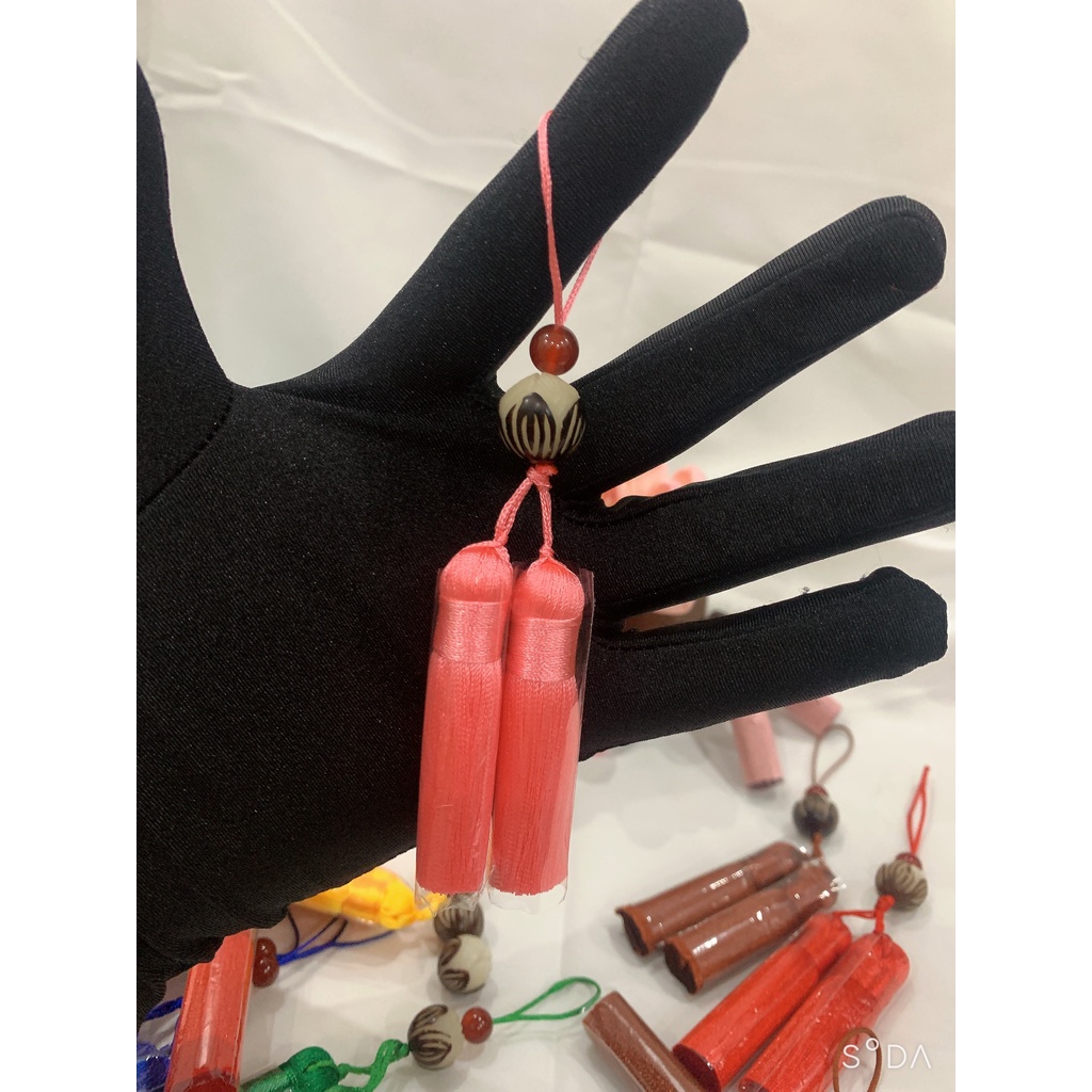 Dây Tua Rua Trang Trí Tượng Phật DIY Trên Xe Hơi - Phụ Kiện Trang Trí Xe Ô Tô , Decor Trụ Gỗ Sen