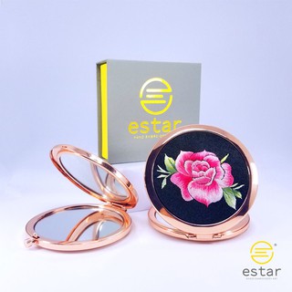 [QUÀ TẶNG SINH NHẬT]Gương Trang Điểm Mini, Gương Thêu Tay - Họa Tiết Thêu Thủ Công - Tặng kèm Thiệp Giấy Xoắn Siêu Đẹp