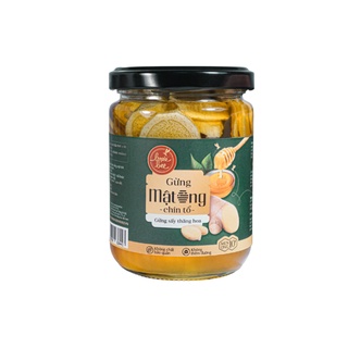Mật Ong Cao Cấp Bonie Bee Ngâm Gừng Sấy Thăng Hoa - Mật Ong Chín Tổ - 250gr - 450gr