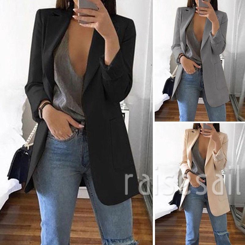 Áo Khoác Blazer Dáng Ôm Đơn Giản Thời Trang 2019 Cho Nữ | BigBuy360 - bigbuy360.vn