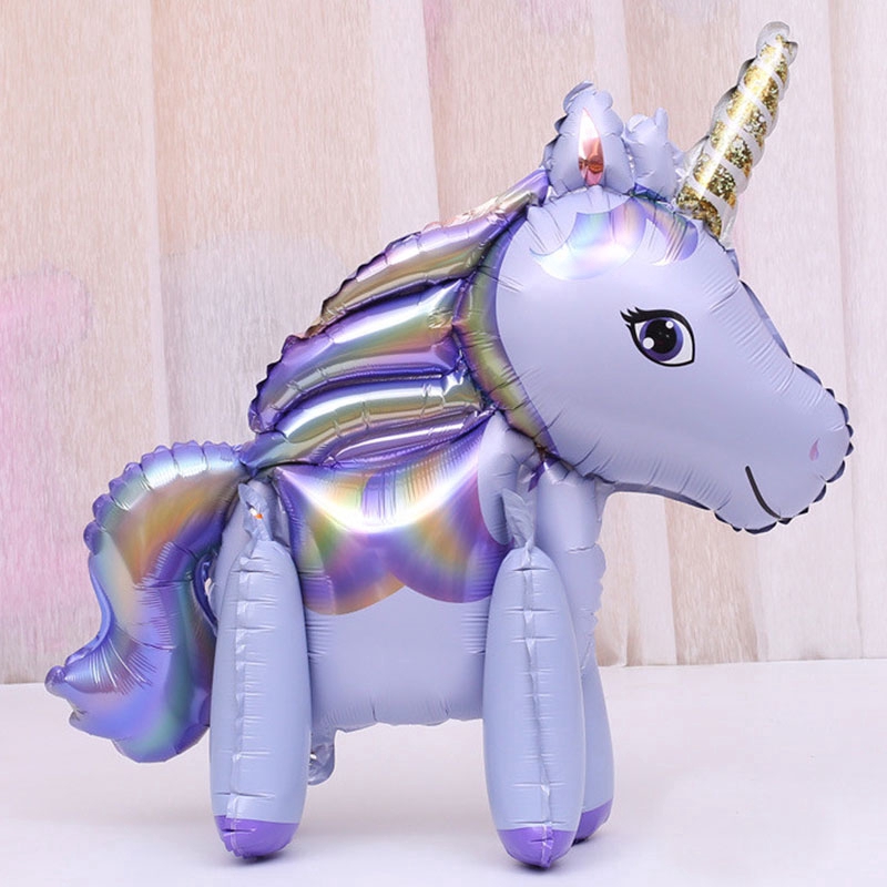 Bong bóng hình ngựa một sừng dễ thương