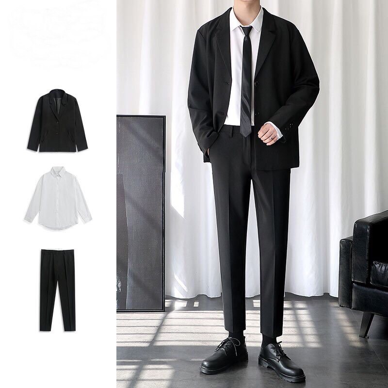 [Order Áo blazer Nam áo vest phong cách Hàn Quốc[có combo quần]