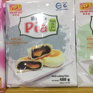 Bánh pía kim sa mè đen