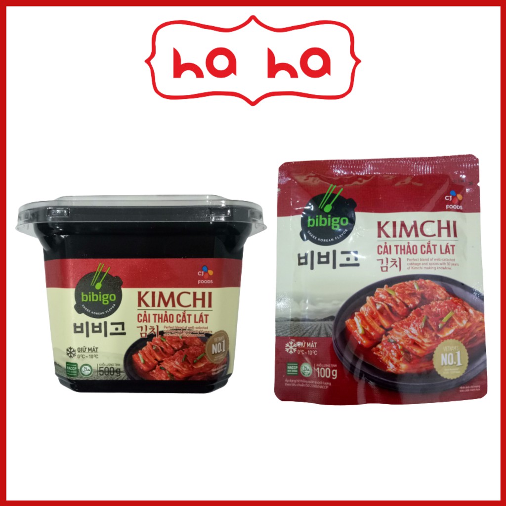 Kim chi cải thảo cắt lát Ông Kim's Bibigo