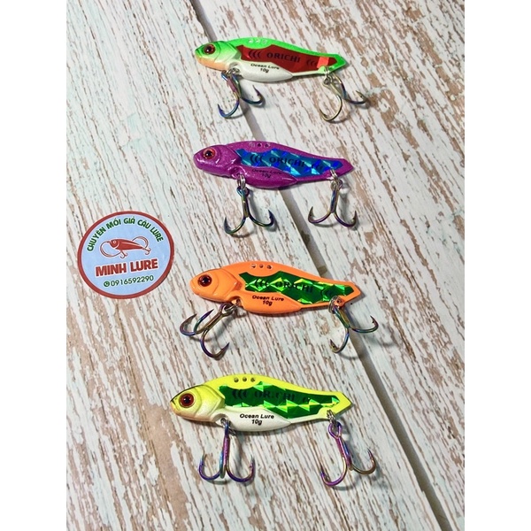 CÁ SẮT OCEAN LURE 10g ĐỘ LƯỠI TITAN SIÊU ĐẸP