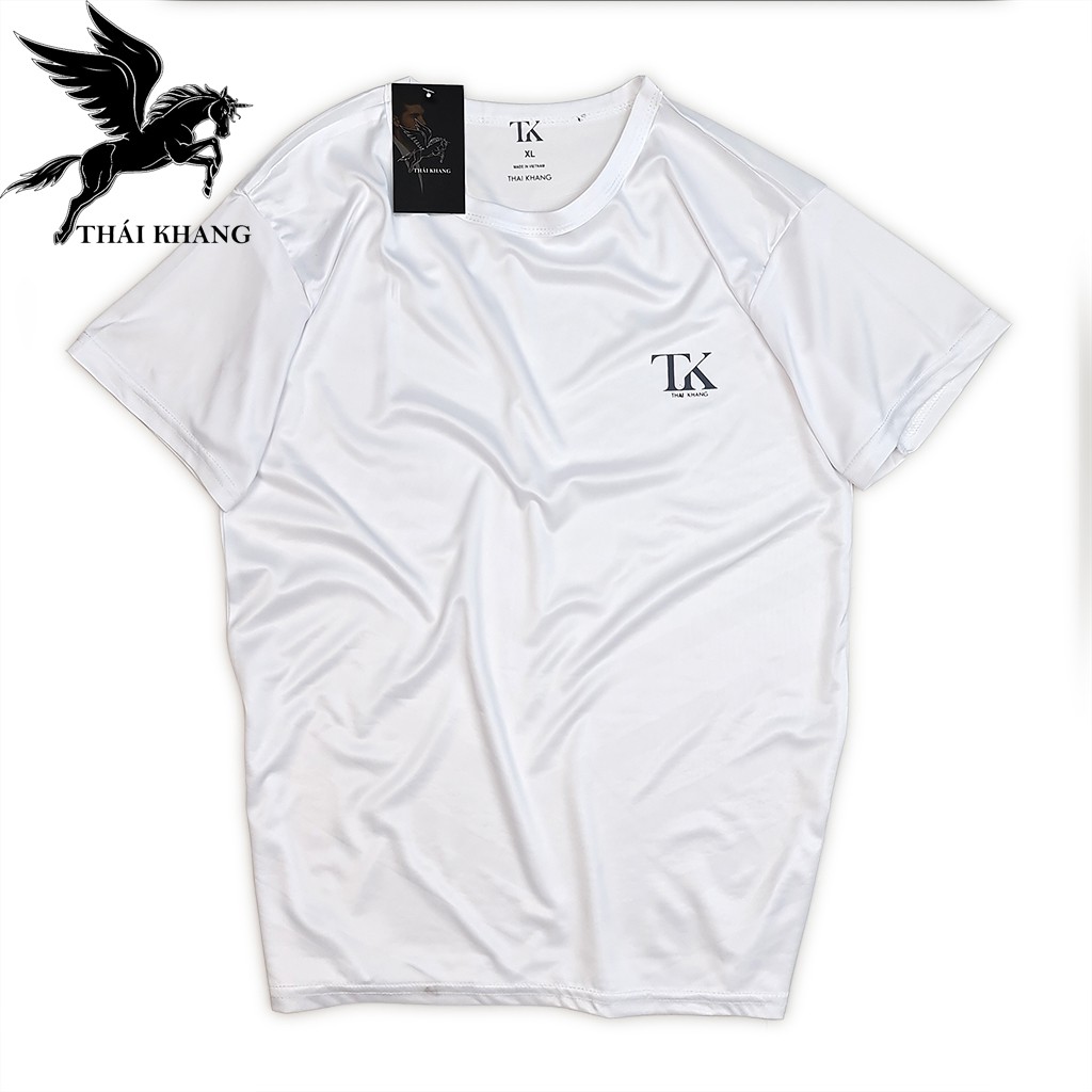 Áo thun thể thao nam cổ tròn THUN LẠNH co dãn 4 chiều loại áo thể thao nam vân dập TT1 | BigBuy360 - bigbuy360.vn