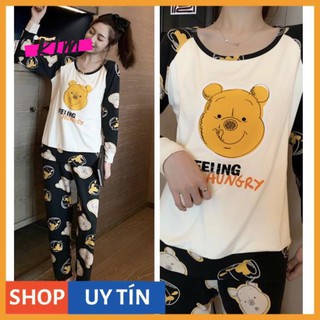 Độ bộ dài tay sau sinh mặc được cả bầu kèm ảnh thật [Hàng Cao Cấp]
