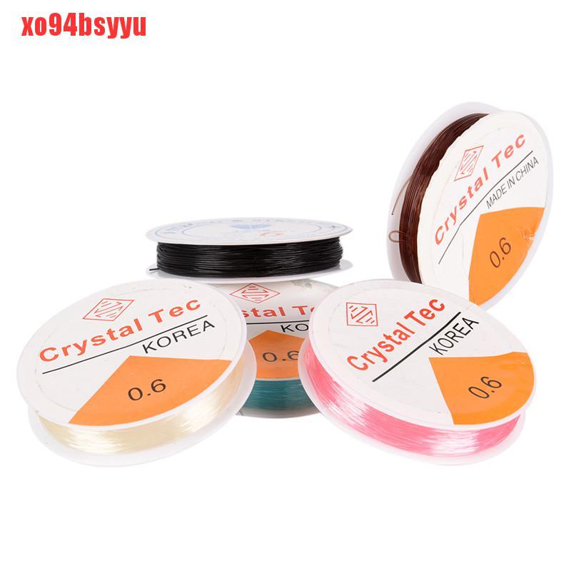 [Xo94Bsyu] 1 Cuộn Dây Cước Co Giãn Để Làm Trang Sức