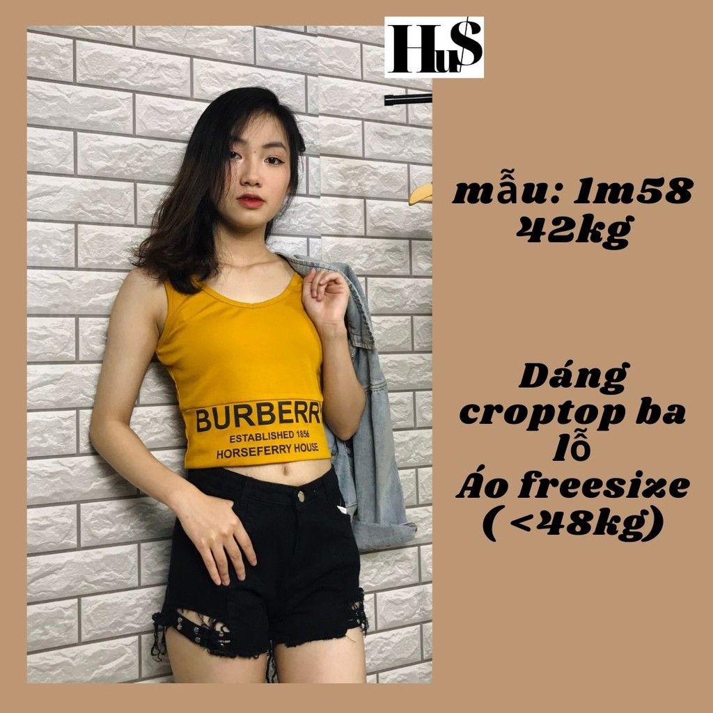 Áo Croptop Nữ Chất Thun Cotton Nặng Động