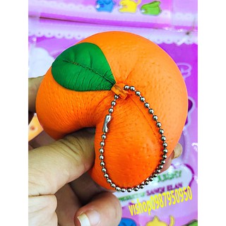 [CÓ VIDEO] ĐỒ CHƠI - MÓC KHÓA SQUISHY QUẢ QUÝT CỰC MỀM