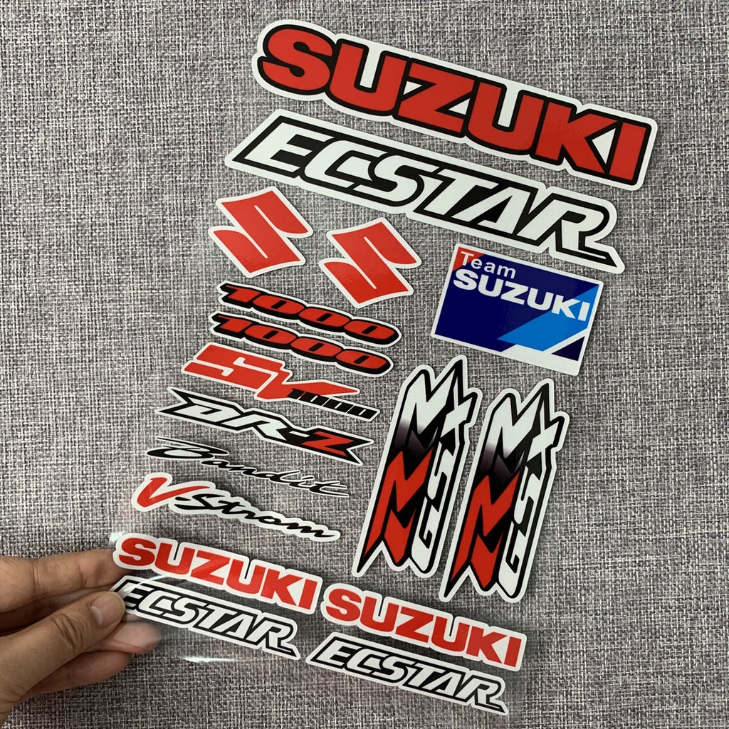 FENDER Bộ Miếng Dán Phản Quang Bằng Da Nylon Vinyl Cho Suzuki Gsxr Gsx R600 750 1000