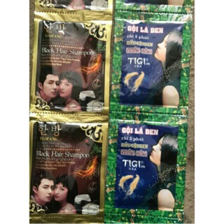 Combo 10 gói dầu gội đen tóc