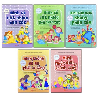 Sách - Bộ sách 5 Cuốn Kỹ Năng Sống Dành Cho Trẻ (Bản In Màu)