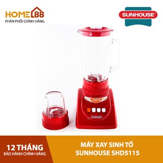 Máy xay sinh tố Sunhouse SHD5115 đỏ chính hãng giá tốt