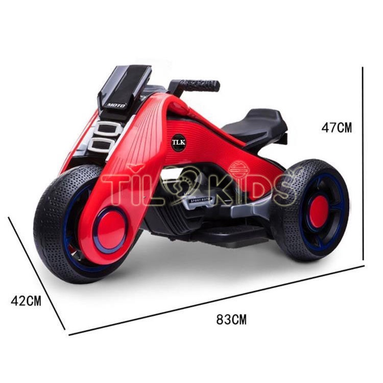 Xe máy điện trẻ em, xe moto điện cho bé phân khối lớn TILO KIDS TLK-9999