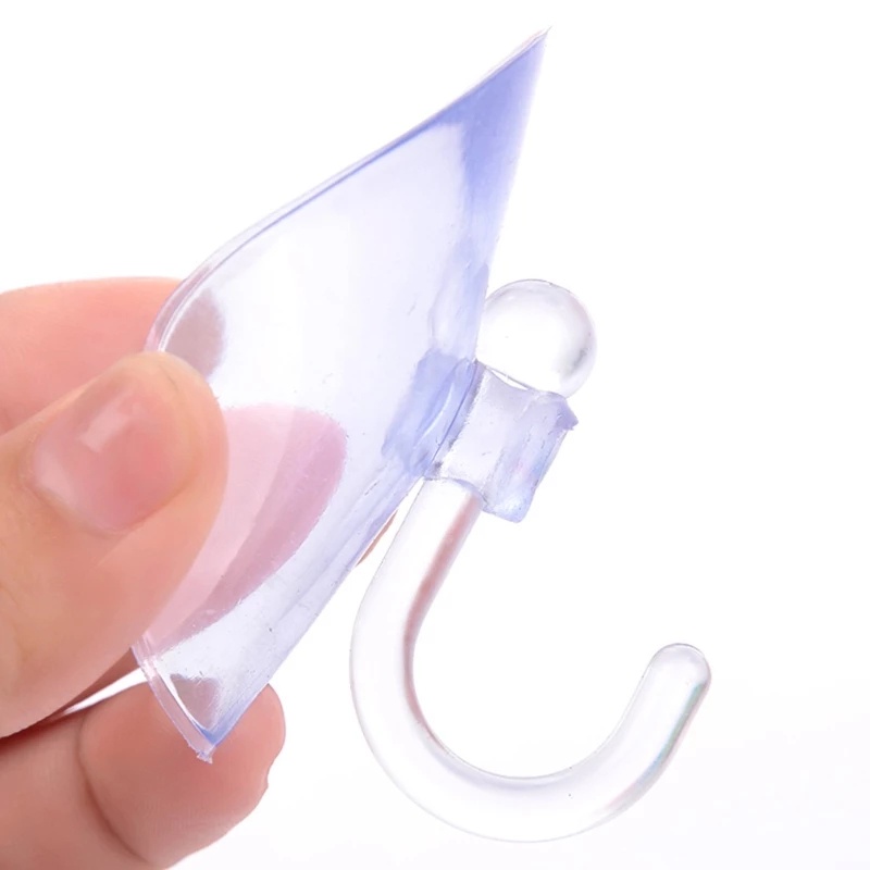 [Hot Promos] Móc Treo Đồ Dán Tường Trong Suốt Có Thể Sử Dụng Cho Nhà Bếp / Phòng Tắm / Phòng Ngủ / Tường
