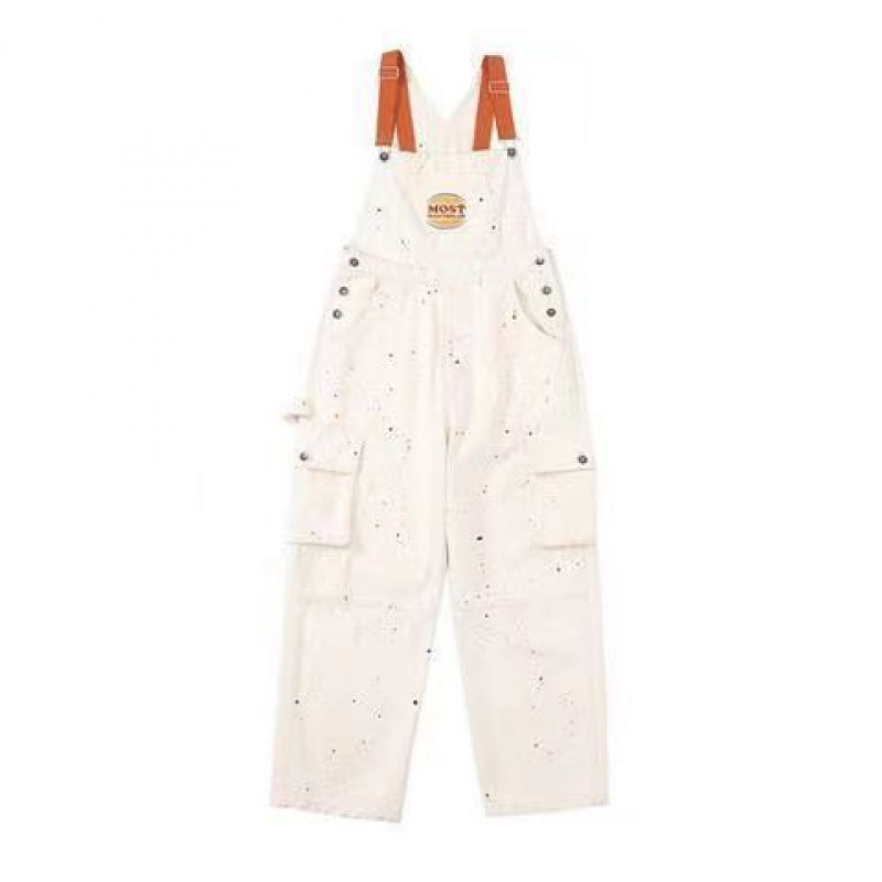 Quần Yếm denim Thời Trang Retro Trẻ Trung Dễ Phối Đồ Cho Nam