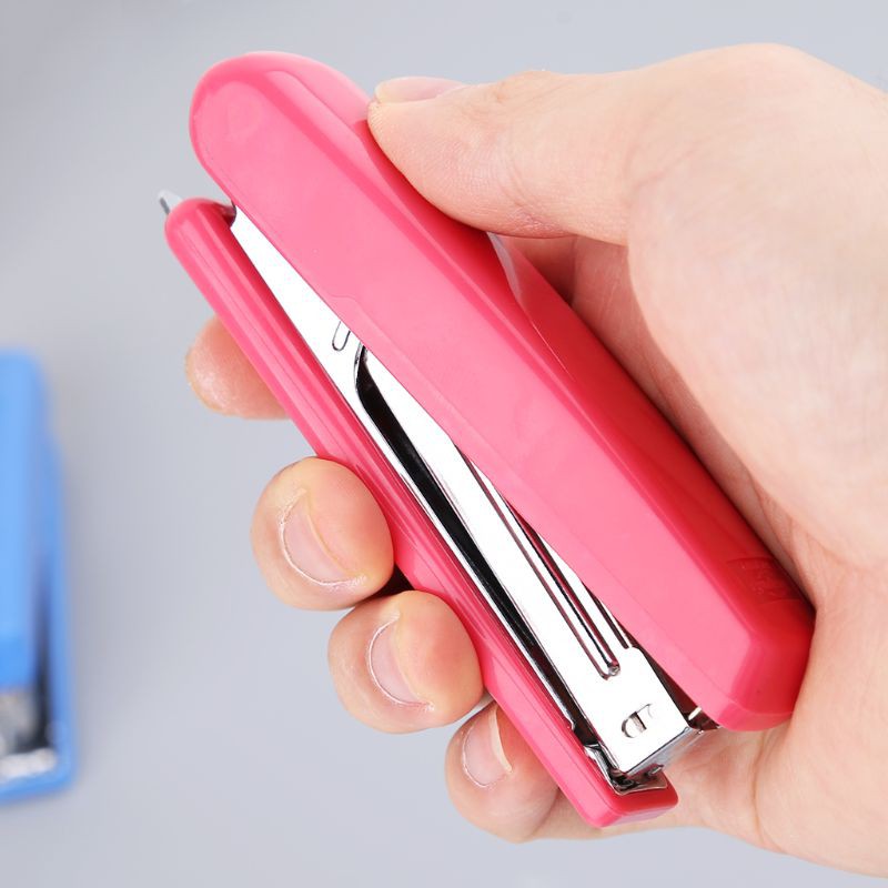 Máy Dập Ghim Giấy Cùng 10 Kim Bấm Tiện Lợi