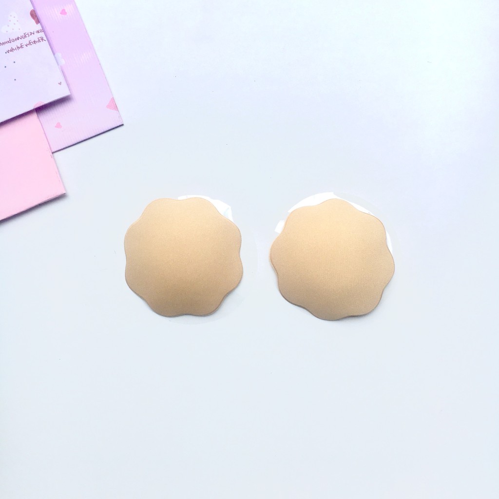 2 miếng dán ti silicon bọc vải