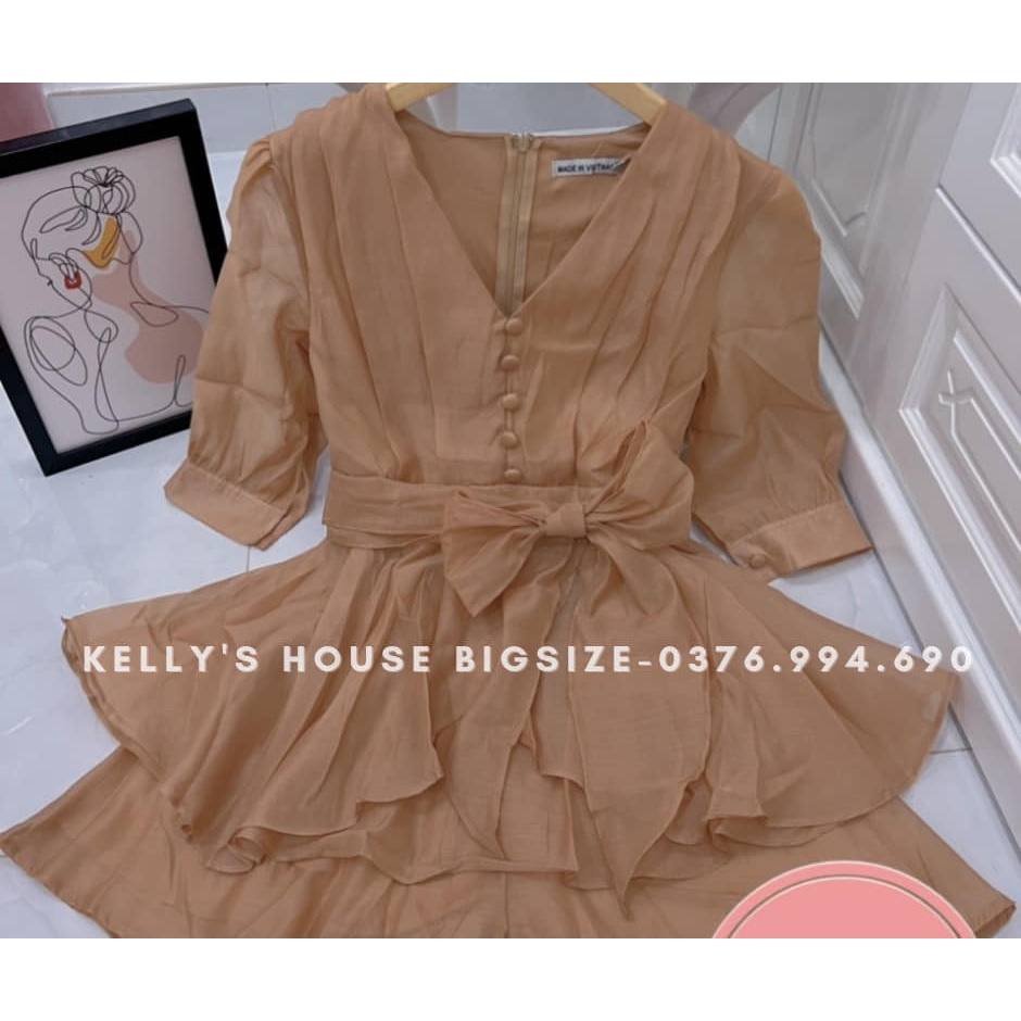 Bigsize Set Voan Tay Dài