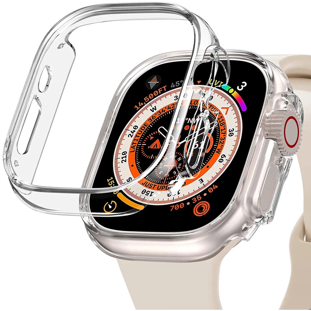 Khung PC Cứng 49MM Bảo Vệ Chống Va Đập Cho Apple Watch Series 8 ultra 8 PRO ultra 49MM