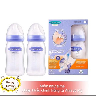 Bình sữa Lansinoh Momma 160ml/ 240ml