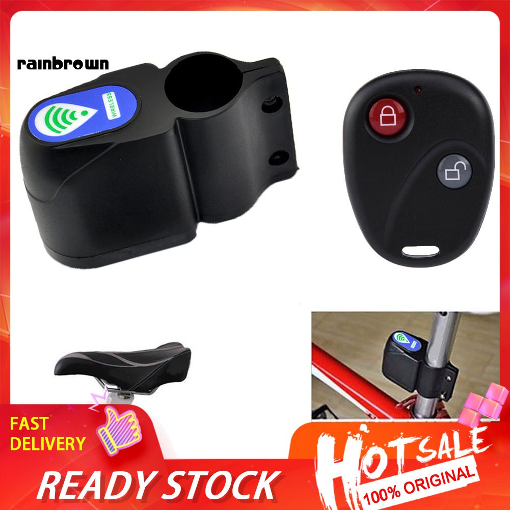 Thiết Bị Báo Động Chống Trộm Cho Xe Đạp Kèm Remote Điều Khiển
