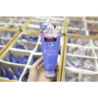 Sữa rửa mặt Senka Perfect Whip -  tạo bọt chiết xuất tơ tằm trắng - Bon91