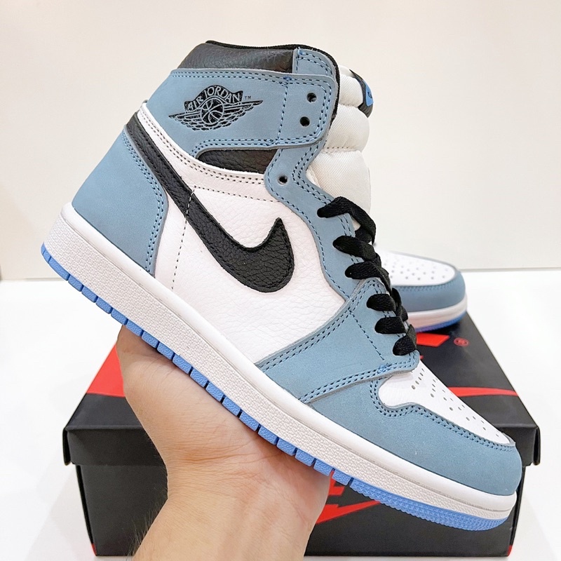 Giày sneaker Jordan High University Da phấn - BẢN ĐẸP FULLBOX KÈM 1 DÂY PHỤ