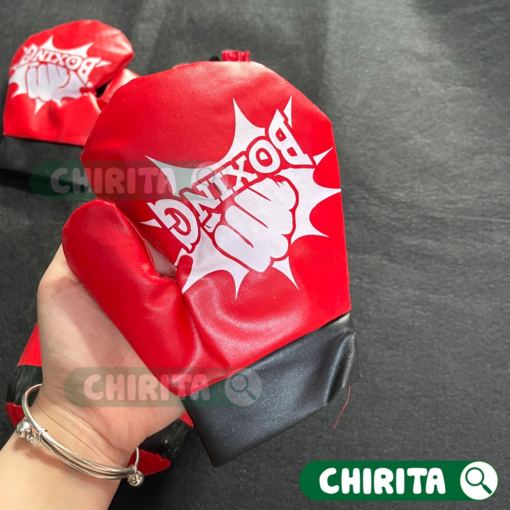 Đồ Chơi Đấm Bốc Boxing Cho Bé LOẠI LỚN KÈM 2 GĂNG TAY - Đồ Chơi Thể Thao Giải Trí Cho Bé Trai CHIRITA