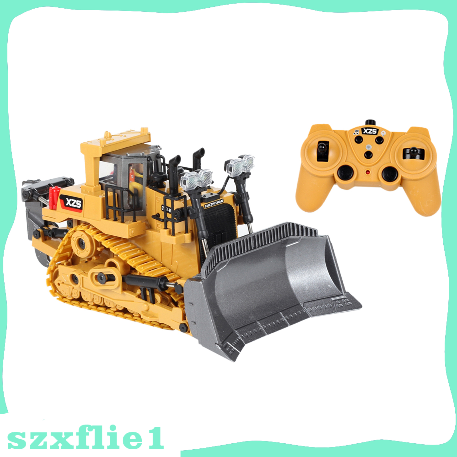 RC Xe Ủi Đất Điều Khiển Từ Xa 2.4ghz 9ch Tỉ Lệ 1: 24 Cao Cấp