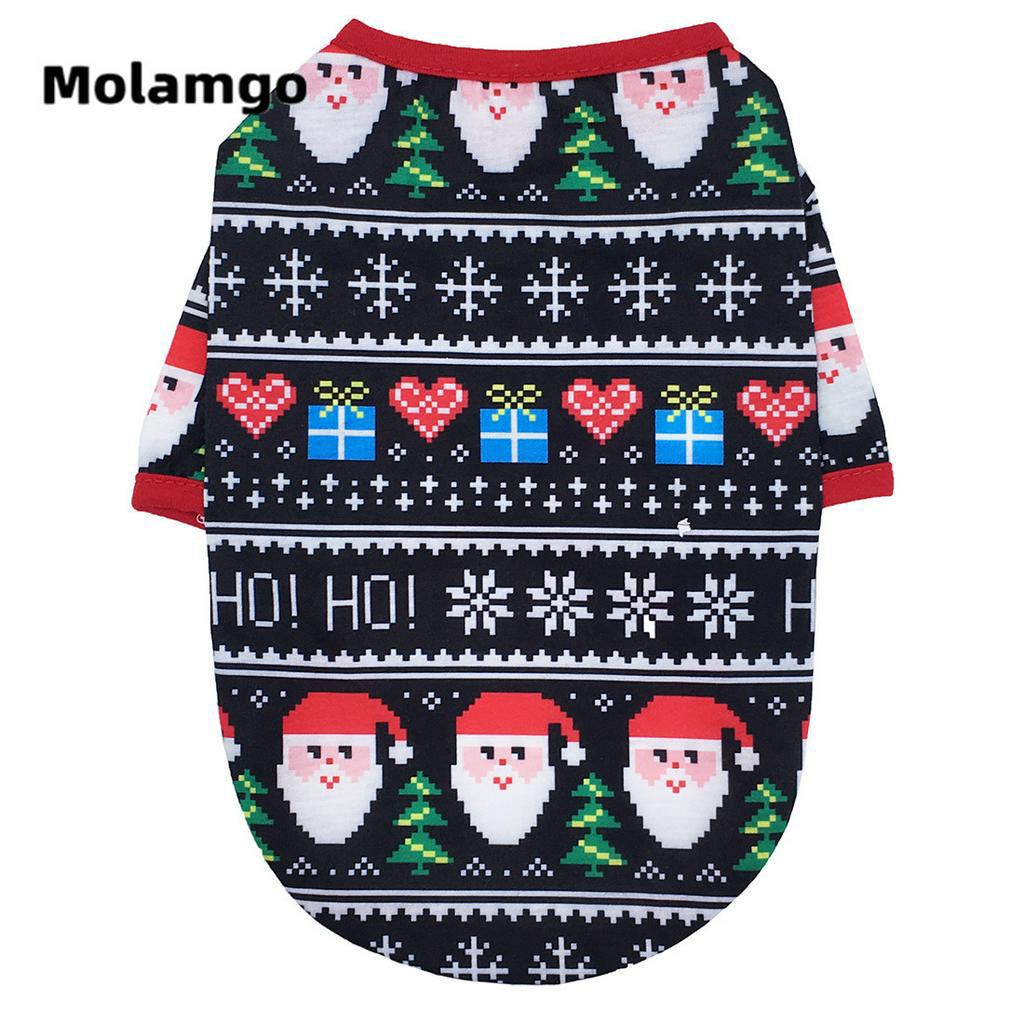 Áo Họa Tiết Giáng Sinh Dễ Thương Cho Thú Cưng