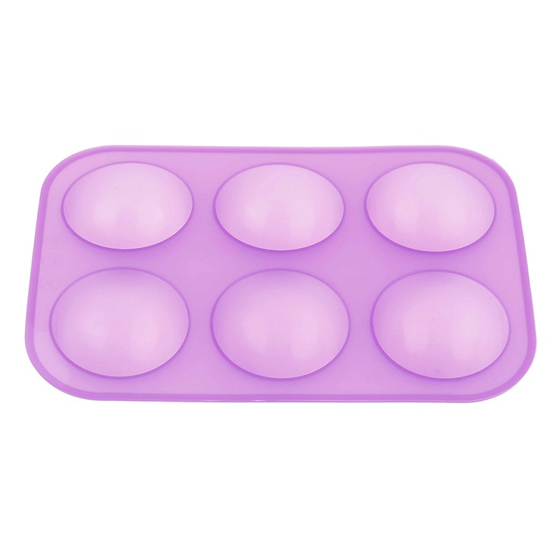 Khuôn Silicon Làm Bánh / Sô Cô La 6 Lỗ Tiện Dụng