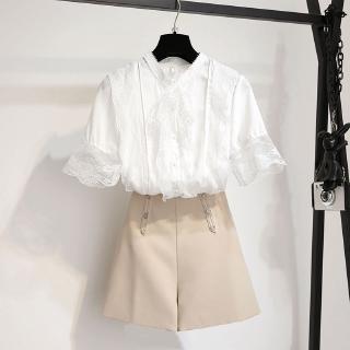 Set Áo Chiffon Ngắn Tay + Chân Váy Xinh Xắn Thời Trang Dành Cho Nữ