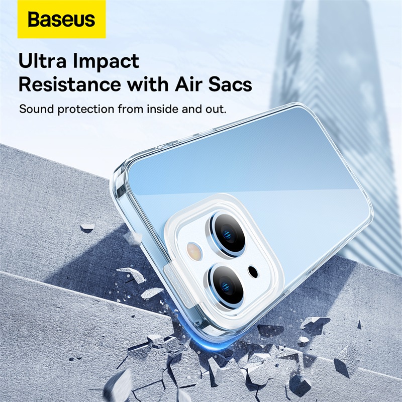 Ốp Điện Thoại Baseus Trong Suốt Chống Sốc Có 4 Màu Tùy Chọn Cho iPhone 14 Pro Max 14