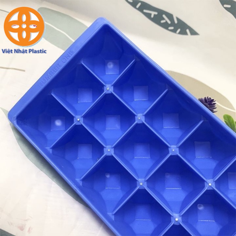 khuôn làm đá 18 viên nhỏ, khay làm đá viên bé nhựa Việt Nhật 6968