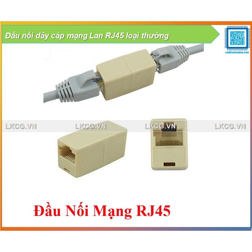 Đầu nối dây cáp mạng Lan RJ45 loại thường
