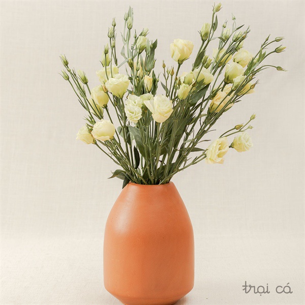 LỌ HOA ĐẤT NUNG LÊ ĐỨC HẠ - ĐỒ ĐẤT NUNG - LỌ HOA