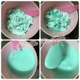 Bột dẻo bạc hà trà xanh nguyên chất