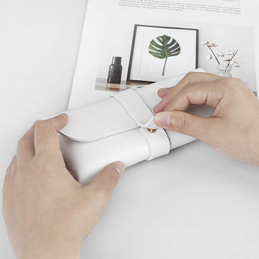 Hộp da mềm đựng mắt kính thiết kế nhỏ tiện lợi